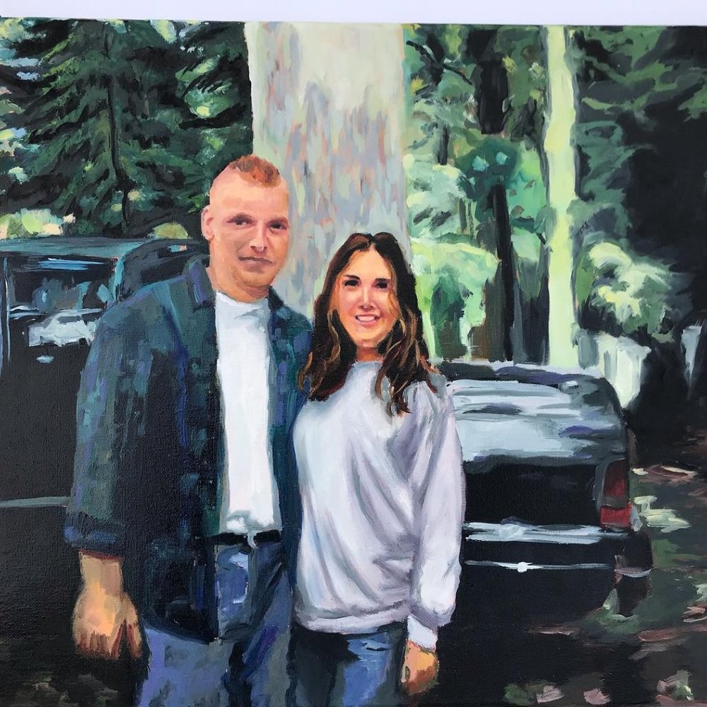 Custom Portraits Oil on Canvas